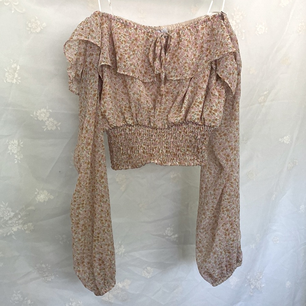 Floral Off the Shoulder Top